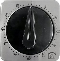 Minutnik KingHoff Mechaniczny Czarny (KH-1676)
