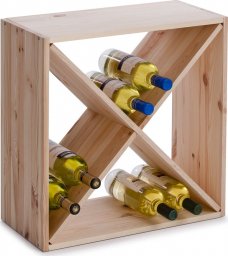 Zeller Drewniany stojak na wino, 24 butelek, ZELLER