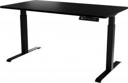 Biurko Cama Meble Moon Long Czarne 150 cm x 80 cm