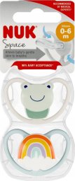 NUK Silikonowy smoczek Space anatomiczny 2 szt.