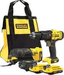 Zestaw elektronarzędzi Stanley 6-elementowy (SFMCK213D2S-QW)