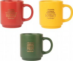 Harry Potter - Zestaw kubków ceramicznych ze stojakiem 300 ml 4 szt. Hogwart Houses