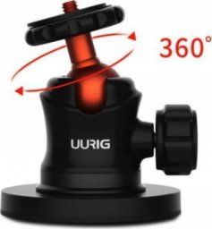 UUrig Uchwyt Przyssawka Magnetyczna Głowica Do Kamery Aparatu Na 1/4" Gopro Uurig / Bh-07