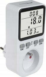 GreenBlue Miernik energii GreenBlue, watomierz,  typ E, 220-240V AC, 50Hz, max. obciążenie 16A, IP20, wbudowana bateria, GB364 E
