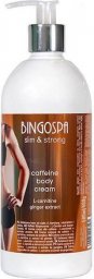 BingoSpa Kofeinowy krem do ciała z L-karnityną i imbirem 500ml