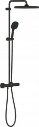 Grohe Grohe zestaw prysznicowy z baterią termostatyczną Tempesta System 250 Cube czarny mat 266892431
