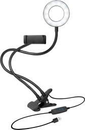 Lampa pierścieniowa LogiLink Smartphone-uchwyt do lampy pierścieniowej DM 8.5cm