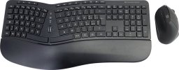 Klawiatura + mysz Conceptronic Wireless Keyboard+Mouse ergo Układ włoski sw