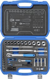 Gedore GEDORE Socket Set 1/4  + 1/2 69-pieces