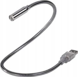 Lampka USB PremiumCord 1 dioda LED srebrny (kulight)