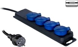 Kabel zasilający Procab Procab PSI204/1.5-F IP44 powerstrip, 4-way, 3G2.5 4 french sockets, ip44, 1,5m