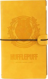 Harry Potter Harry Potter - Skórzany notatnik podróżny Hufflepuff 12x19,6 cm (Żółty)