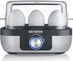 Jajowar Severin EK 3169 czarno-srebrny