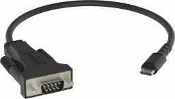 Kabel USB Vision Professional installationstauglicher Adapter USB-C zu Serial RS-232 - 30 JAHRE GARANTIE - funktioniert mit Mac und PC - im Standard-COM-Port installiert - 480 Mbit/s - Spannung bis 5 V - unterstutzt alle Datensignale - USB-A 2.0 (M) zu 9-