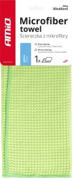 AMiO Ściereczka z mikrofibry mikrofibra waflowa do szyb okien 30x40cm 280g amio-02606