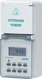 Orno Elektroniczny programator czasowy (Schuko), 8 programów, IP44