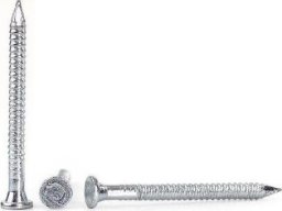 Metalurgia GWOŹDZIE GWINTOWANE OCYNKOWANE 4*80MM (5 KG)