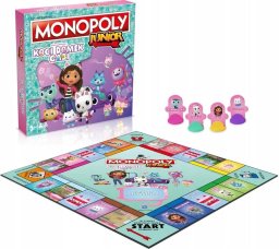 Winning Moves MONOPOLY KOCI DOMEK GABI gra planszowa dla dzieci Monopol Junior POLSKA