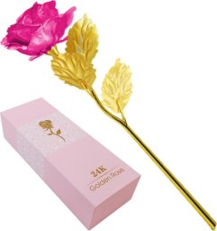 ATL AG774B Złota róża prezent pink
