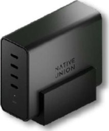 Ładowarka Native Union FAST-PD140-BLK-EU ładowarka do urządzeń przenośnych Laptop, Smartfon, Tablet Czarny Prąd przemienny Szybkie ładowanie Wewnętrzna