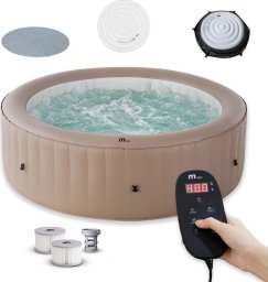 SPA ogrodowe MSpa Basen z hydromasażem dmuchane Bristol 6 osób SPA Bąbelki