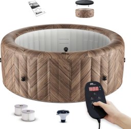 SPA ogrodowe MSpa Basen z hydromasażem dmuchane Fermo 6 osób SPA Bąbelki