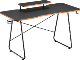 Biurko NanoRS Biurko gamingowe z półką na monitor NanoRS, 50kg max, wysokość 850mm, czarne, RS170