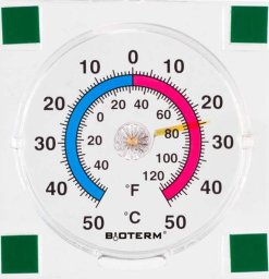 Browin Termometr uniwersalny transparentny, samoprzylepny (-50C do +50C)