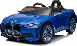 BMW Autko i4 na akumulator dla dzieci Niebieski + Wolny Start + EVA + Audio LED + Pilot