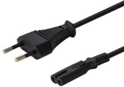 Kabel zasilający Savio płaska ósemka, 3m (CL-105)