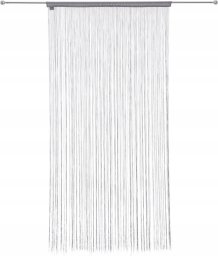 Atmosphera Firanka sznurkowa szara, 90 x 200 cm,