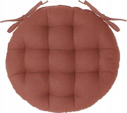 Atmosphera Okrągła poduszka na krzesło ROUND, Ø 38 cm, kolor pomarańczowy