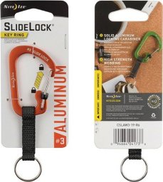 NiteIze Nite Ize Karabinek SlideLock Key Ring Aluminum Pom