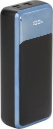 RivaCase Power Bank 30000 mAh QC/PD 65W LCD for Laptop czarny