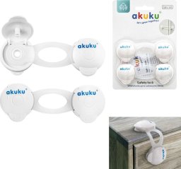 Akuku A0648 ZABEZPIECZENIA UNIW. DO SZAFEK/BIAŁE