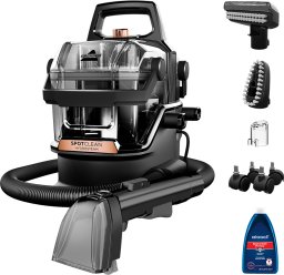 Odkurzacz pionowy Bissell | Portable Carpet and Upholstery Cleaner | SpotClean HydroSteam Pro | Corded operating | Washing function | 1000 W | - V | Czarny