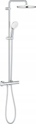 Zestaw prysznicowy Grohe Grohe system prysznicowy z termostatem do montażu ściennego Tempesta System chrom 26670001
