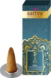 Sattva Incense Sticks Cones kadzidła stożkowe Relax 10szt