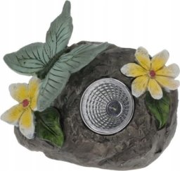 Koopman Lampa solarna ogrodowa motyl na kamieniu 10 cm