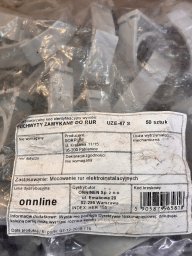 SORPL-G Uchwyt do rury Sorplex UZ47 zamykany szary