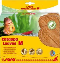 Sera Liście migdałecznika - Liście Catappa M, 18 cm, 10szt/OPAK