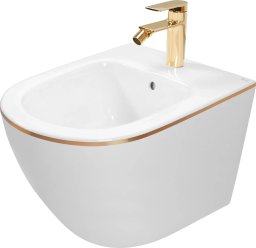Bidet Rea Bidet podwieszany Rea Carlo Mini White Gold Edge