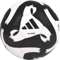  Adidas Piłka nożna Tiro Club biało-czarna HT2430 3