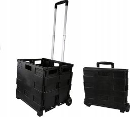 Wózek narzędziowy Geko Wózek transportowy – skrzynia składana 35kg (4)