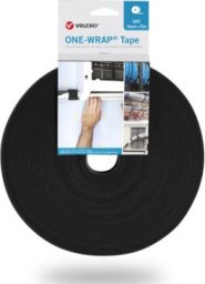 Velcro Taśma One Wrap o szerokości 20 mm czarna 25 m