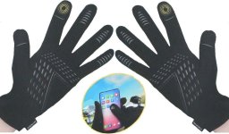 Dunlop RĘKAWICZKI ROWEROWE OCIEPLANE TOUCHSCREEN SENIOR R.XL DUNLOP