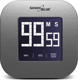 Minutnik GreenBlue Cyfrowy Magnes z dotykowym ekranem Czarny (GB524)