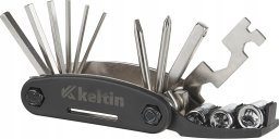 KELTIN Zestaw wzmocnionych niklowanych kluczy rowerowych 16w1 (100)