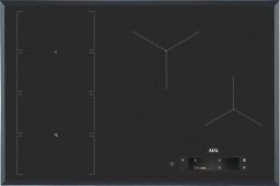 Płyta grzewcza AEG-Electrolux AEG IAE84851FB grafitowa płyta indukcyjna 80 cm MaxiSense, SenseFry, Bridge i PowerSlide