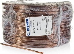 BITNER PRZEWÓD GŁOŚNIKOWY BITNER BiTsound PGY-p (TLgY) 2x0,75mm2 ROLKA 100m.